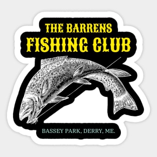 The Barrens Fishing Club Sticker